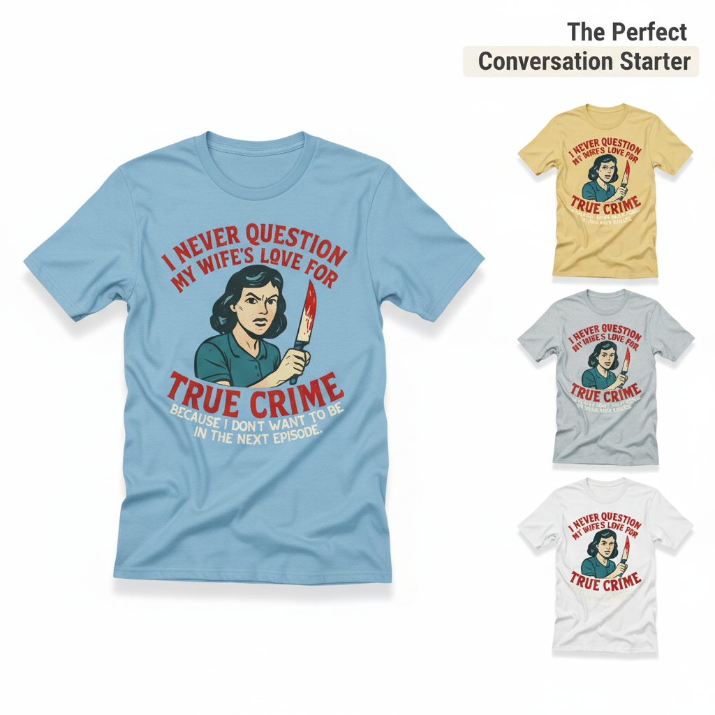 True Crime Wife T-Shirt_color_hero