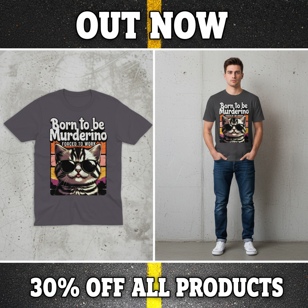 Born to Be Murderino T-Shirt_pet_companion