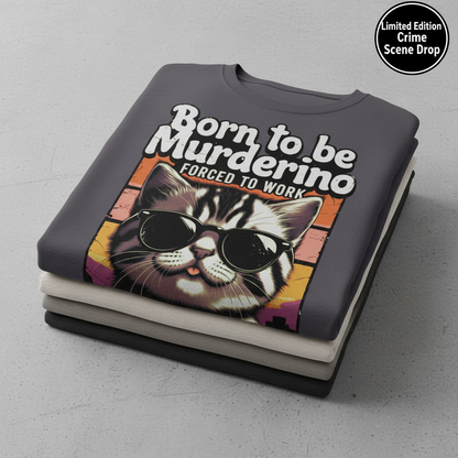 Born to Be Murderino T-Shirt_stacked_flatlay