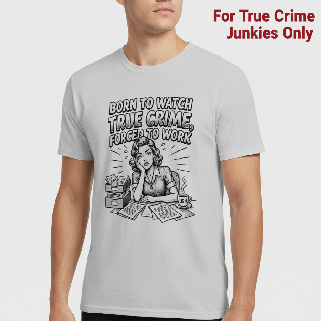 Born to Watch True Crime T-Shirt__hero