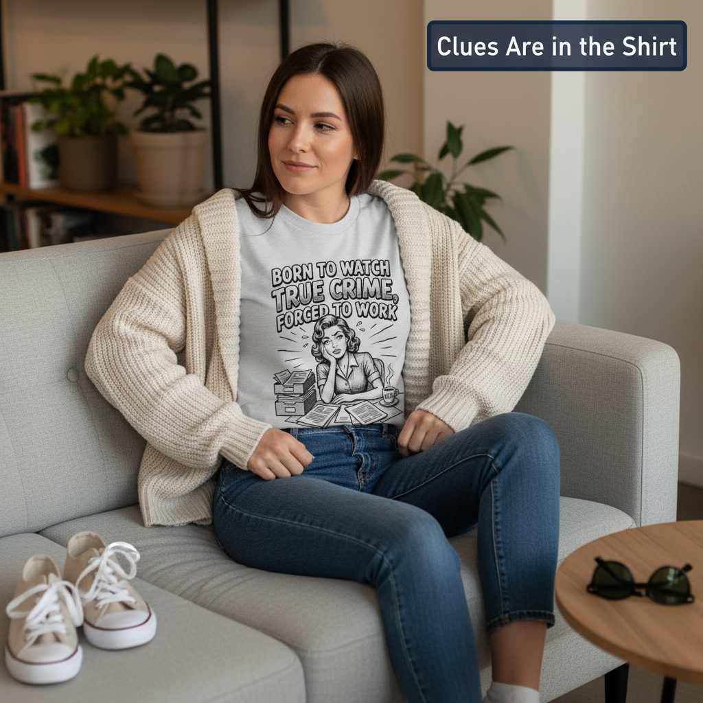 Born to Watch True Crime T-Shirt__pair