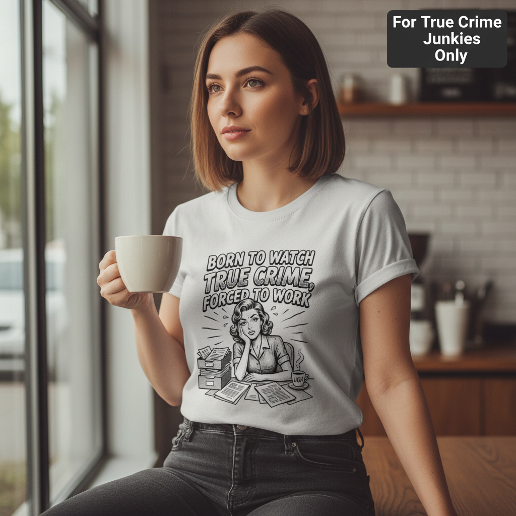 Born to Watch True Crime T-Shirt__lifestyle