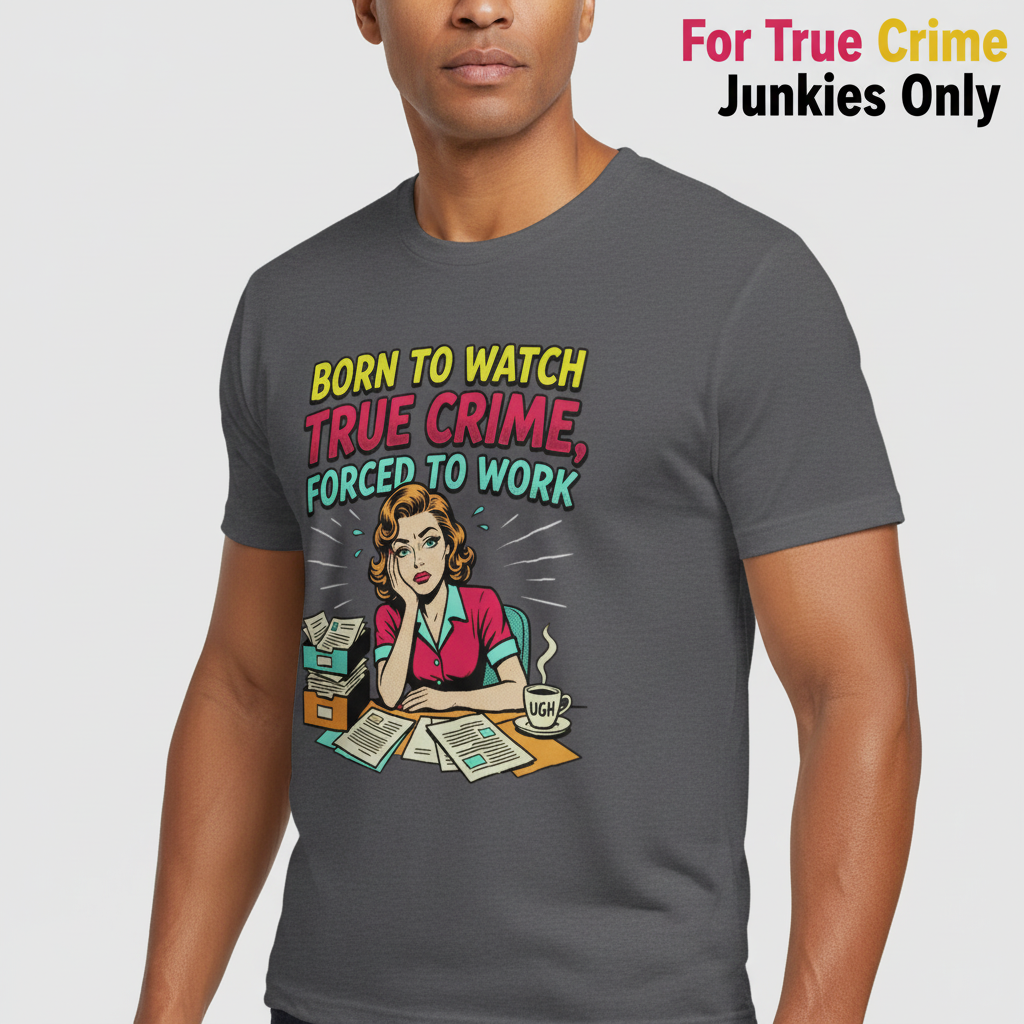 Born to Watch True Crime T-Shirt__hero