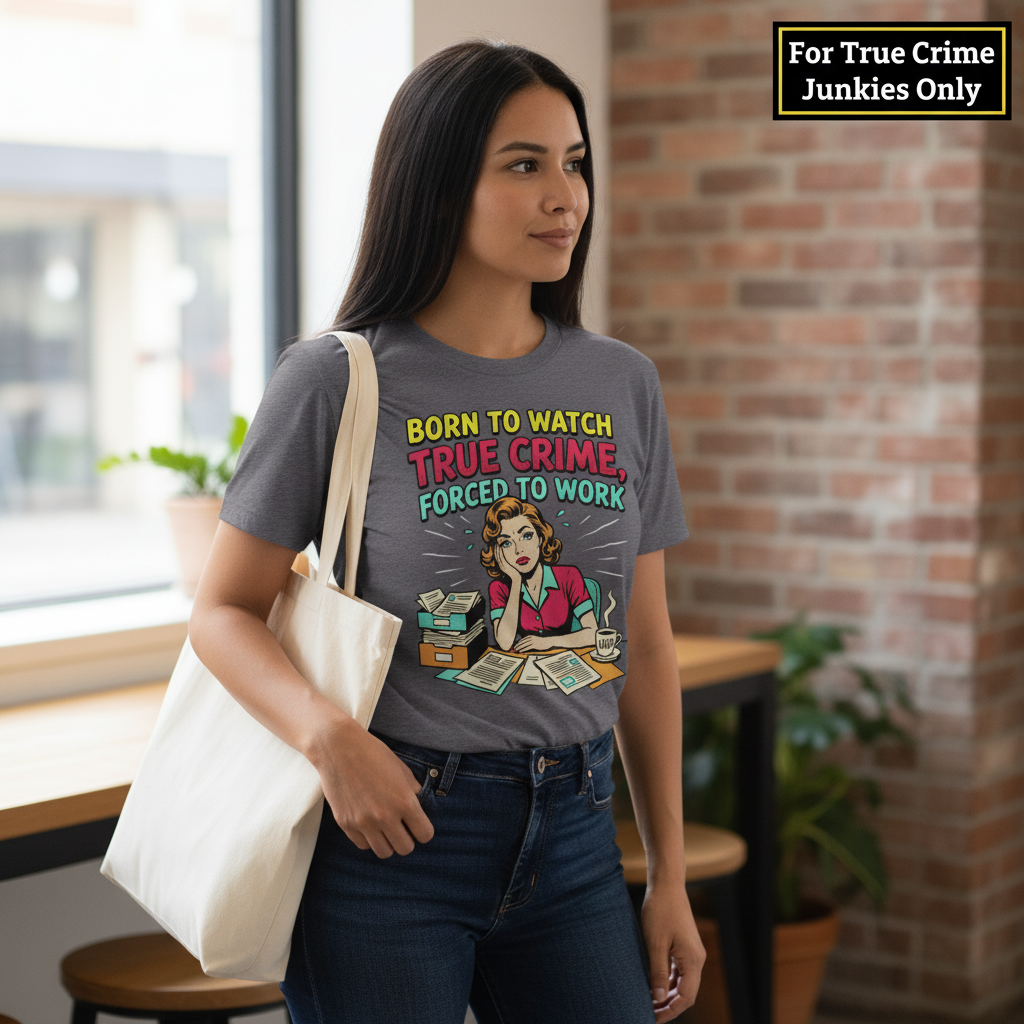 Born to Watch True Crime T-Shirt__lifestyle