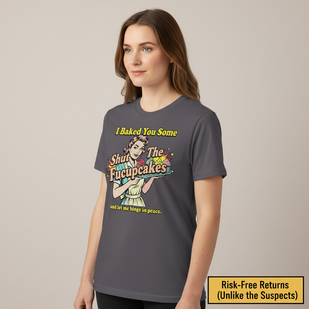 Shut The Fucupcakes T-Shirt__space
