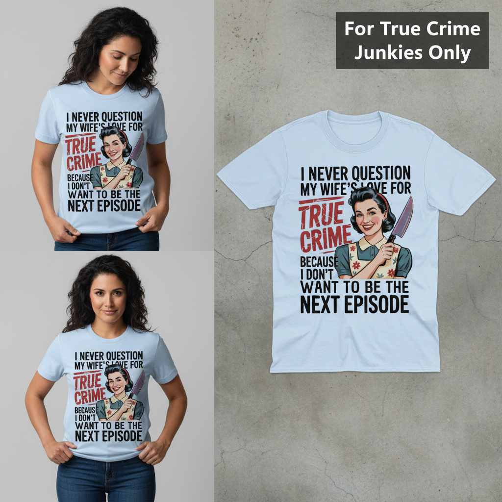 True Crime Wife T-Shirt_3_panel