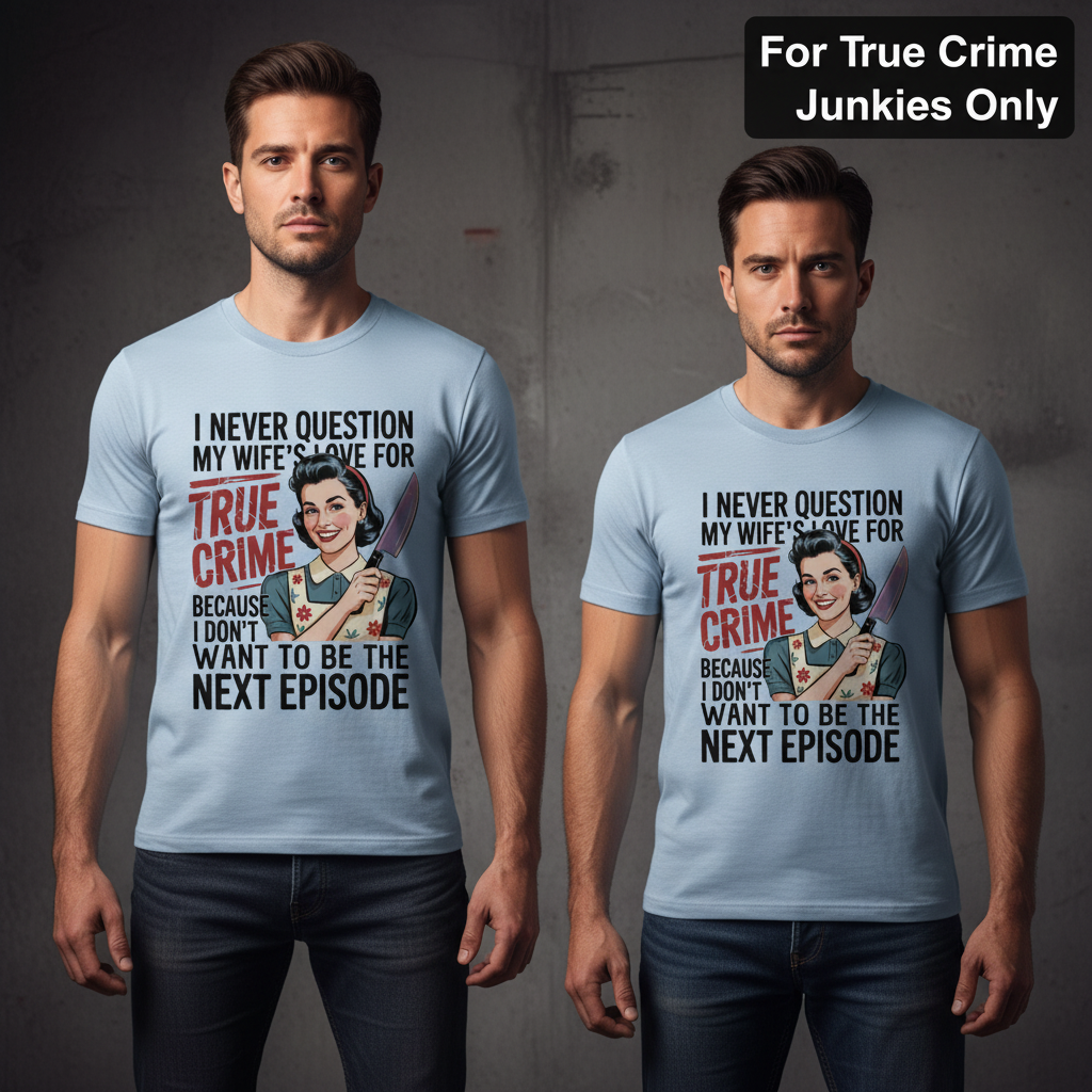 True Crime Wife T-Shirt_stoic