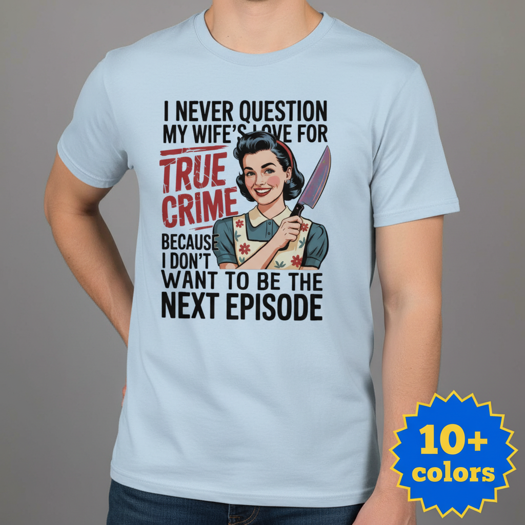 True Crime Wife T-Shirt_badge