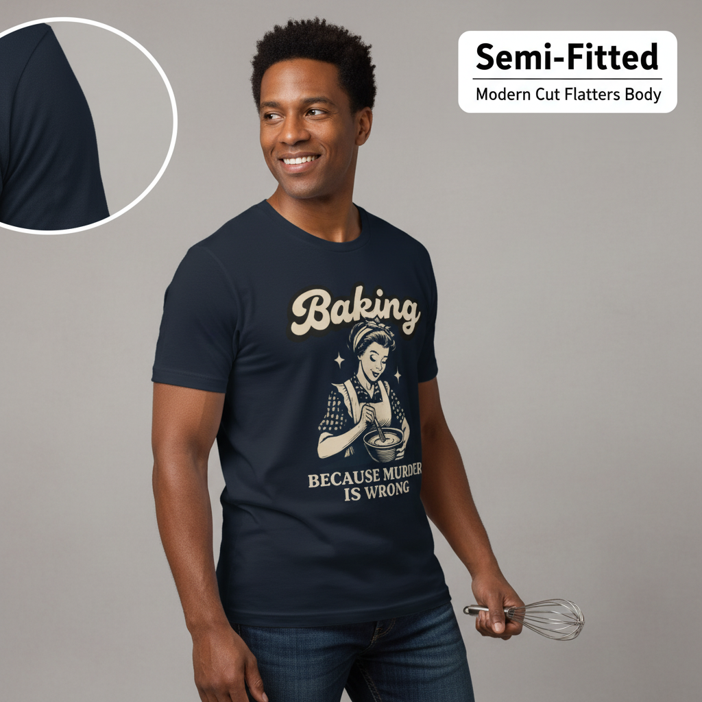 Baking Because Murder Is Wrong T-Shirt__benefit