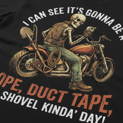 Rope, Duct Tape & Shovel T-Shirt__detail