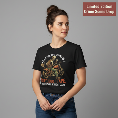 Rope, Duct Tape & Shovel T-Shirt__hero