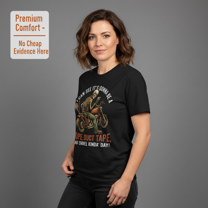 Rope, Duct Tape & Shovel T-Shirt__benefit