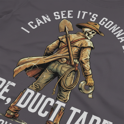 Rope, Duct Tape, and Shovel T-Shirt__detail