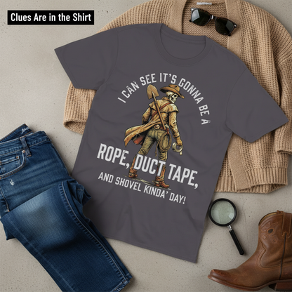 Rope, Duct Tape, and Shovel T-Shirt__pair