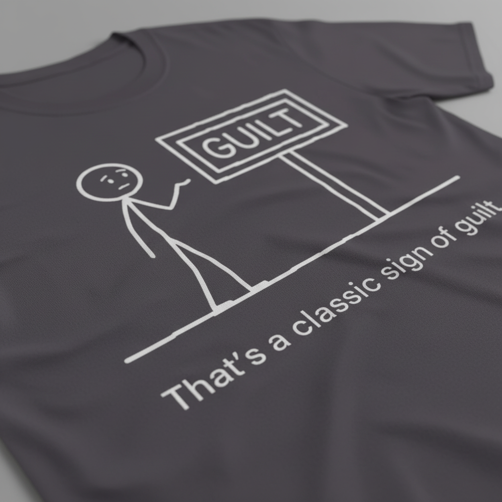 Classic Sign of Guilt T-Shirt__detail