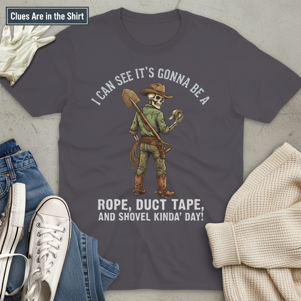 Rope, Duct Tape & Shovel T-Shirt__pair