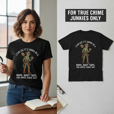 Rope, Duct Tape & Shovel T-Shirt_model_flat