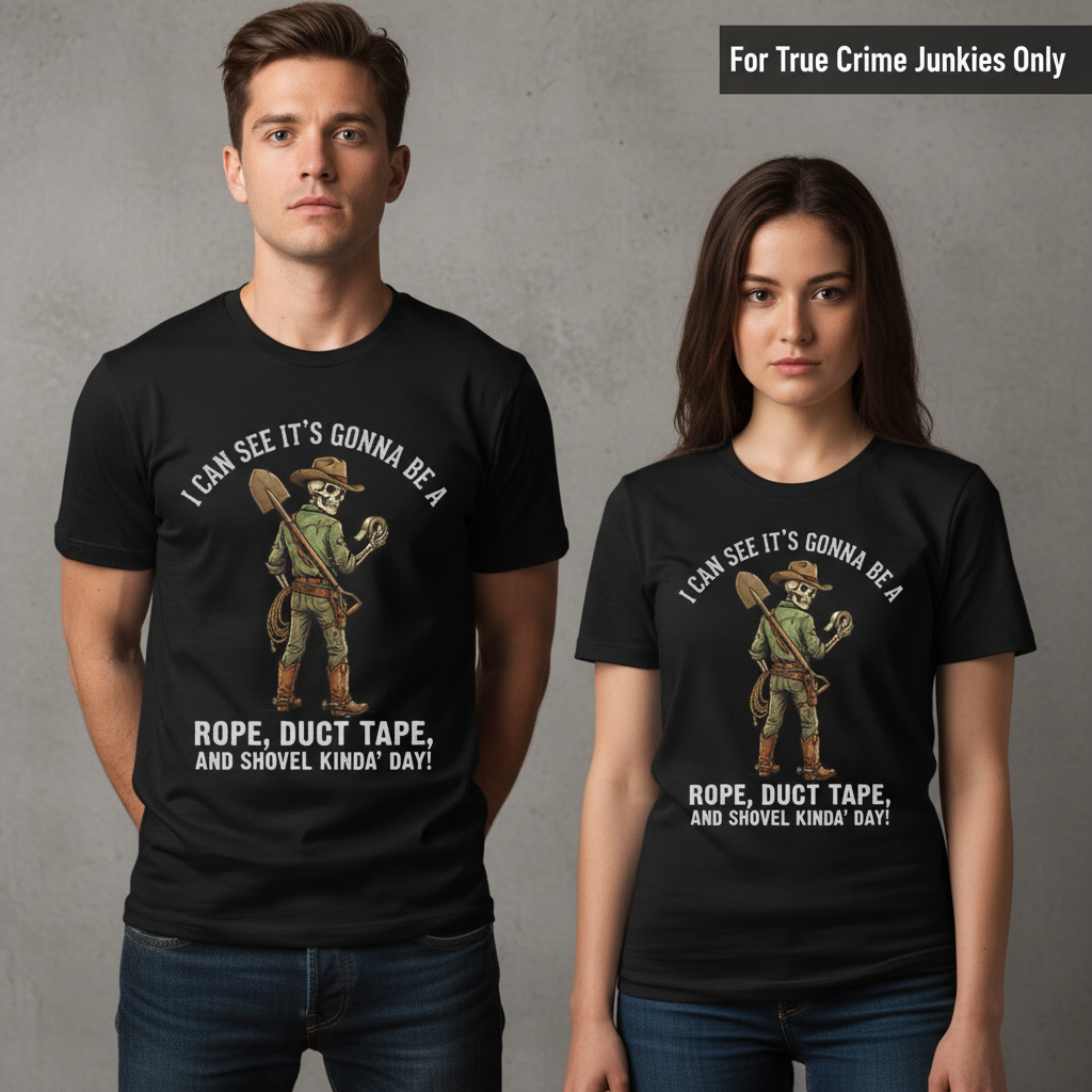 Rope, Duct Tape & Shovel T-Shirt_stoic