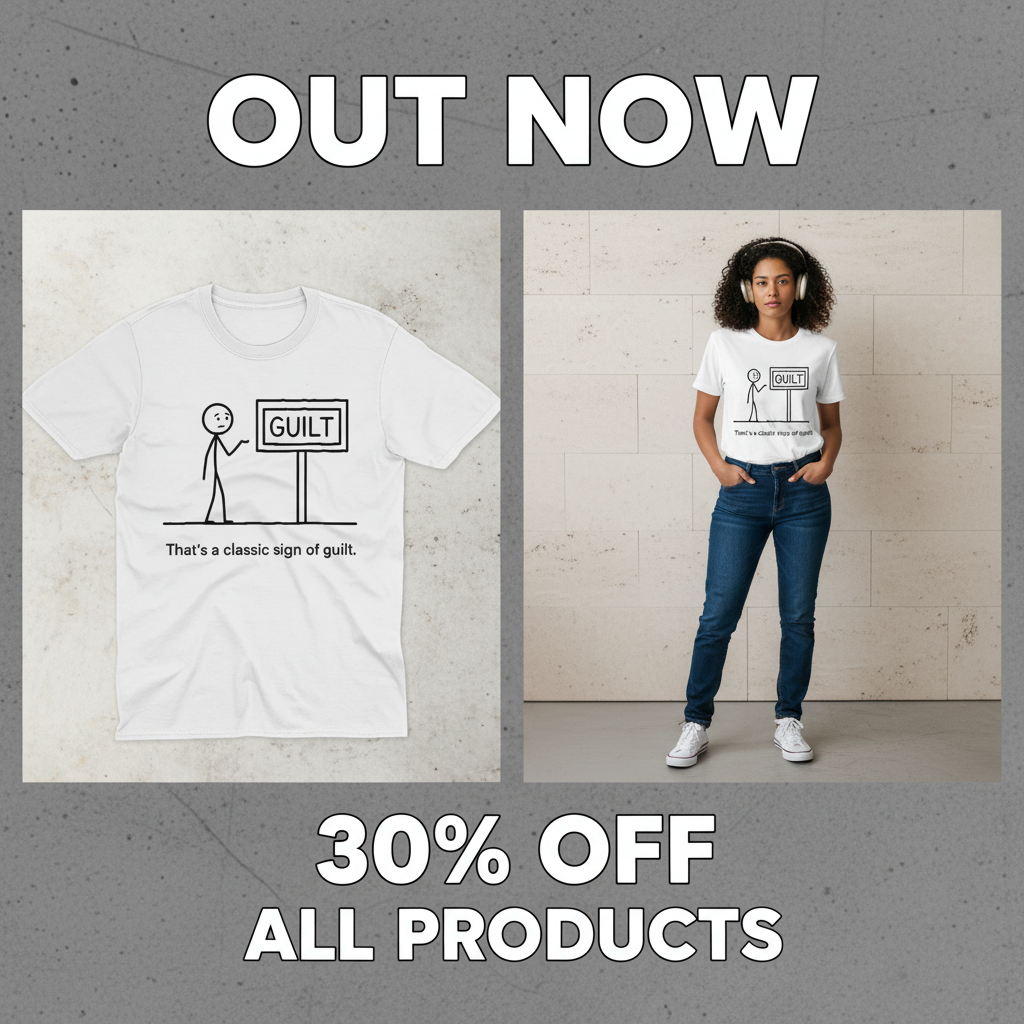 Classic Sign of Guilt T-Shirt_pet_companion