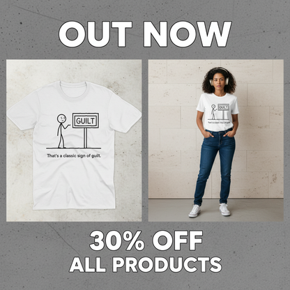 Classic Sign of Guilt T-Shirt_pet_companion