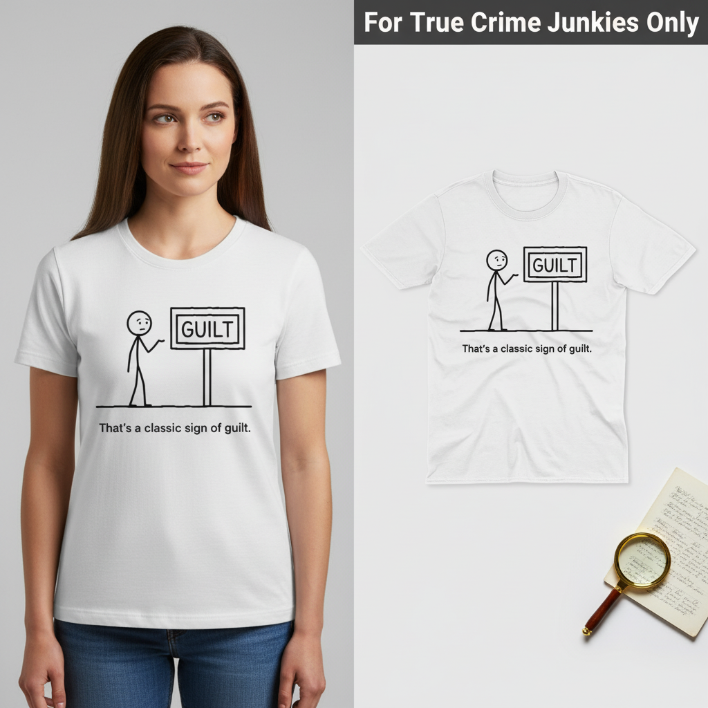 Classic Sign of Guilt T-Shirt_model_flat