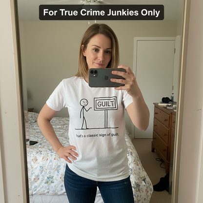 Classic Sign of Guilt T-Shirt_mirror_selfie