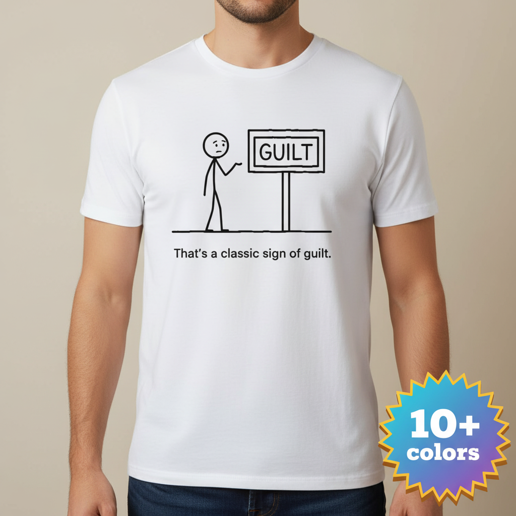 Classic Sign of Guilt T-Shirt_badge