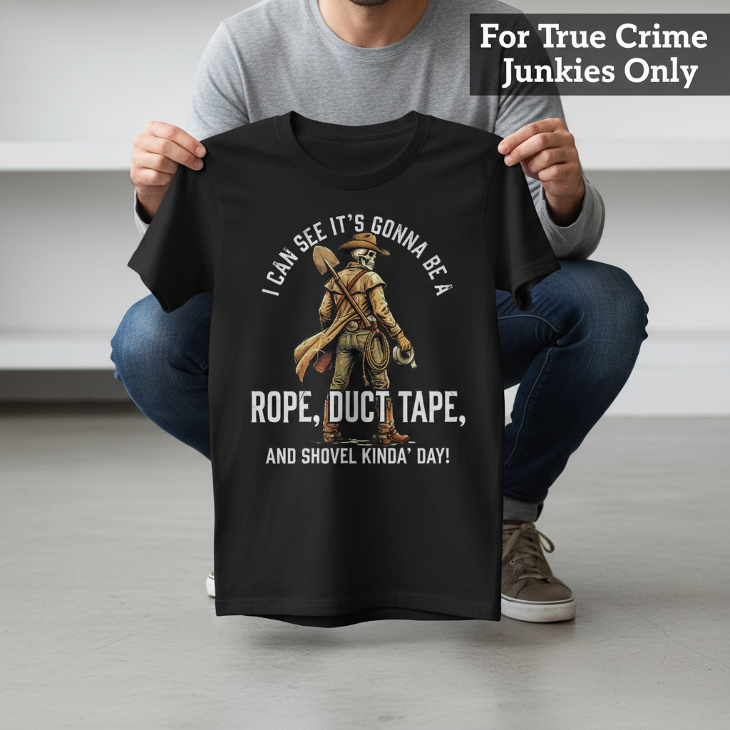 Rope, Duct Tape, and Shovel T-Shirt_dangle
