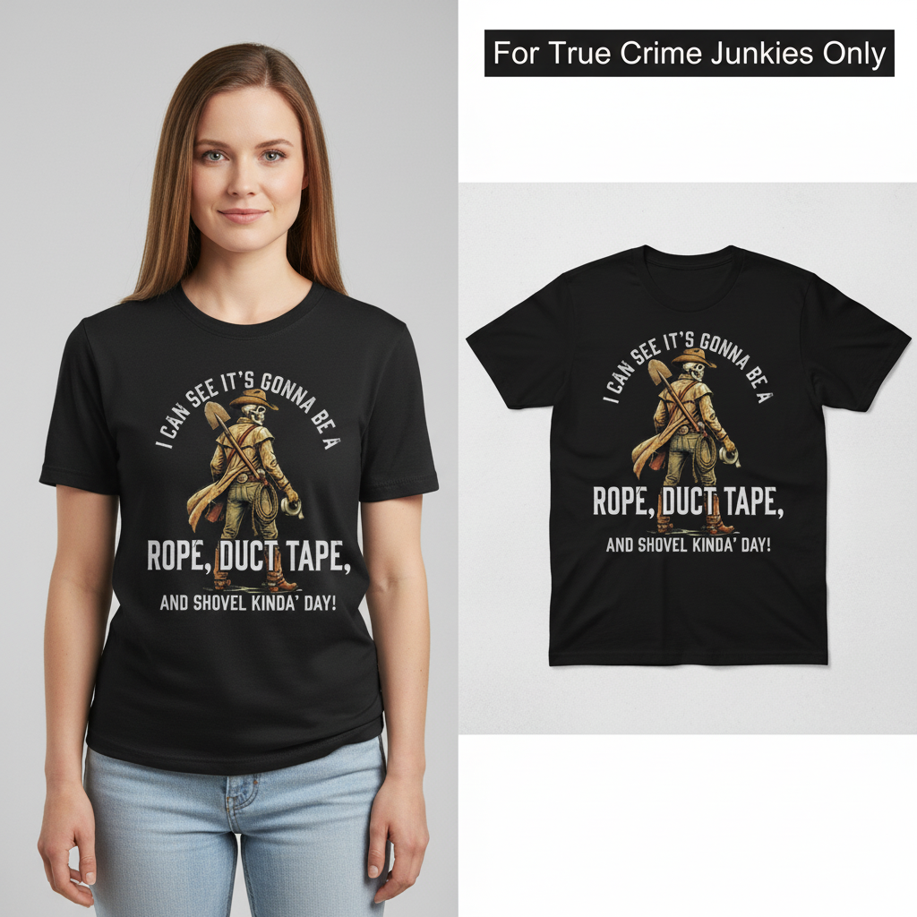 Rope, Duct Tape, and Shovel T-Shirt_model_flat