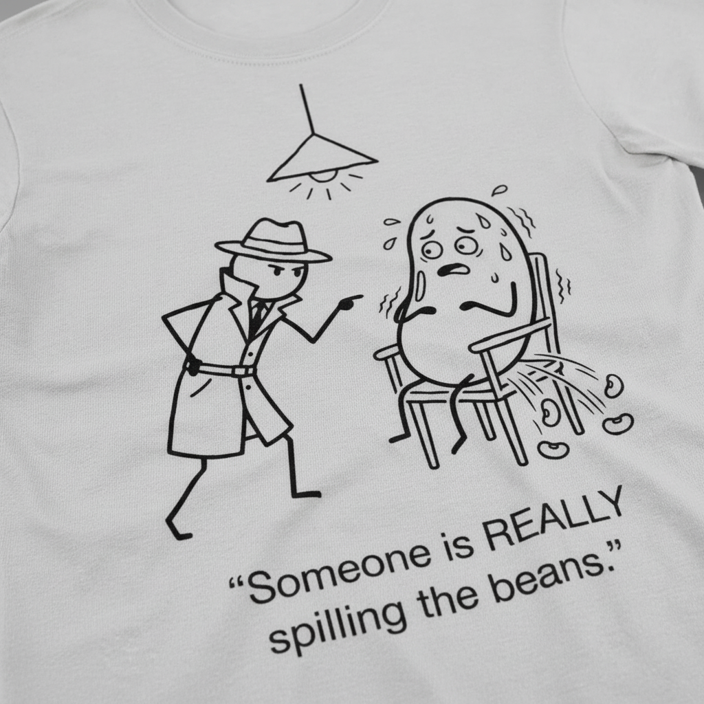 Spilling the Beans T-Shirt__detail