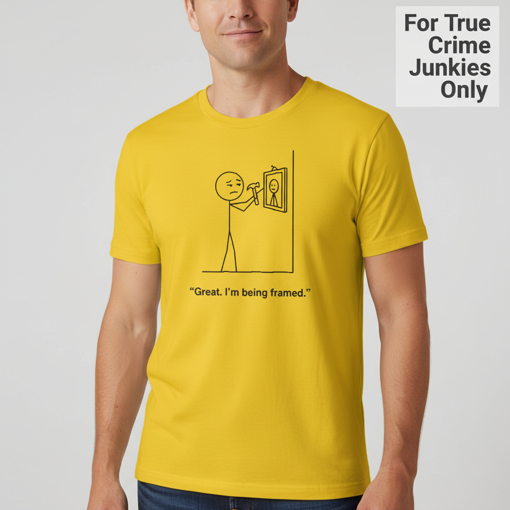 I'm Being Framed T-Shirt__hero