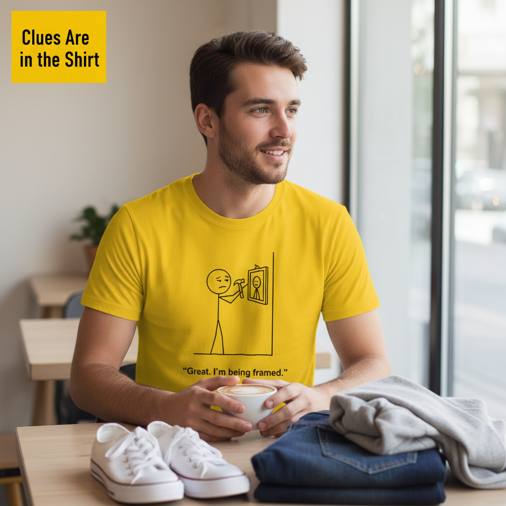 I'm Being Framed T-Shirt__pair