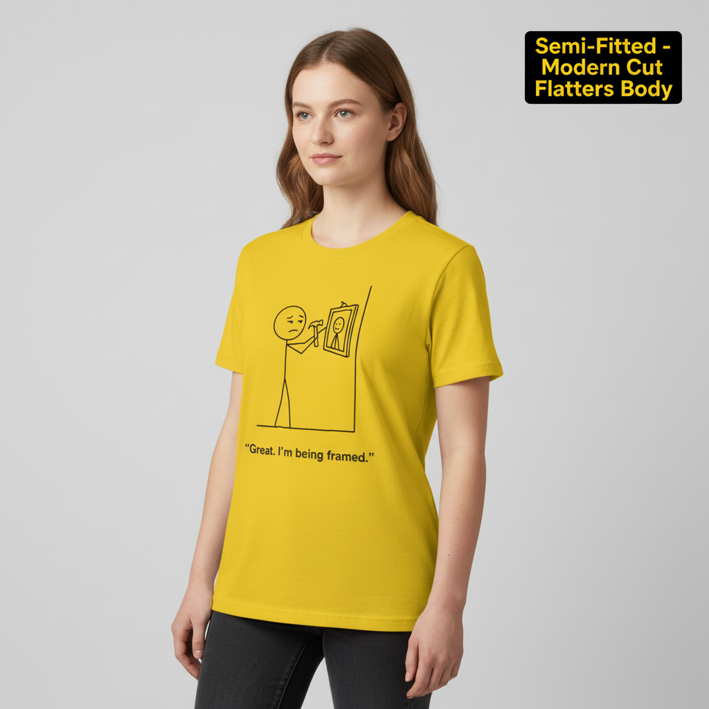 I'm Being Framed T-Shirt__benefit