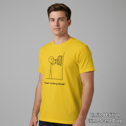 I'm Being Framed T-Shirt__space