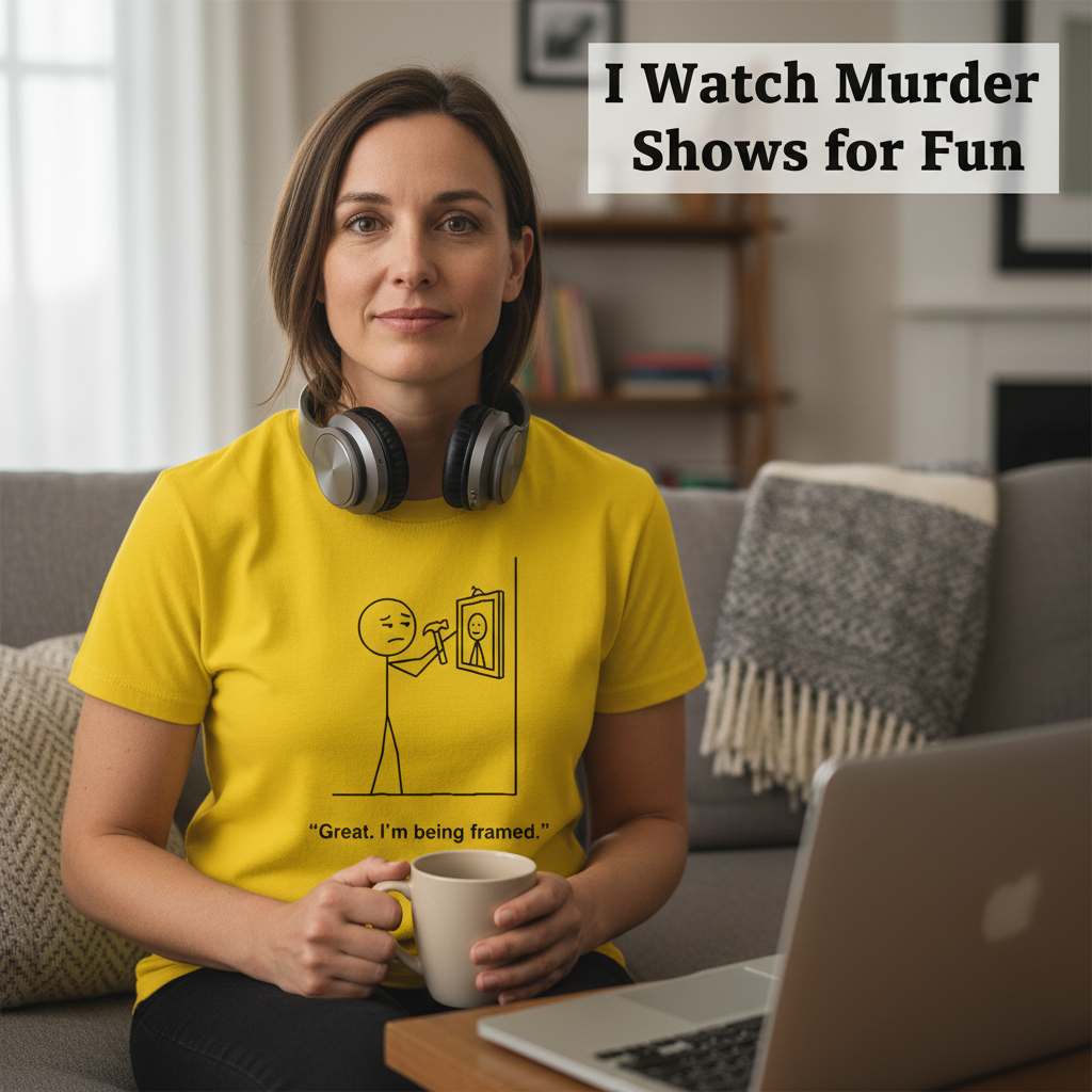 I'm Being Framed T-Shirt__use