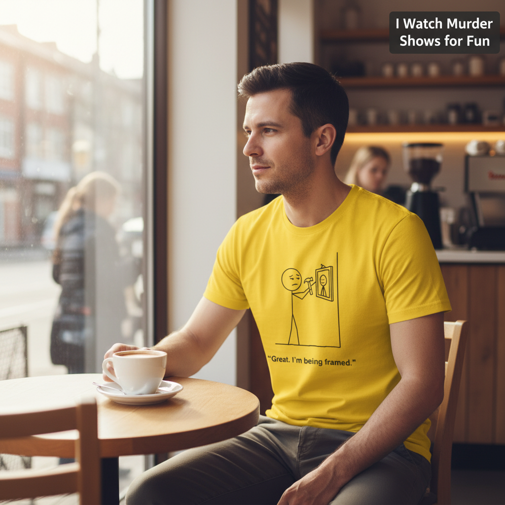 I'm Being Framed T-Shirt__lifestyle