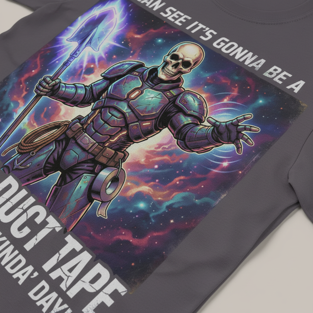 Rope, Duct Tape & Shovel T-Shirt__detail