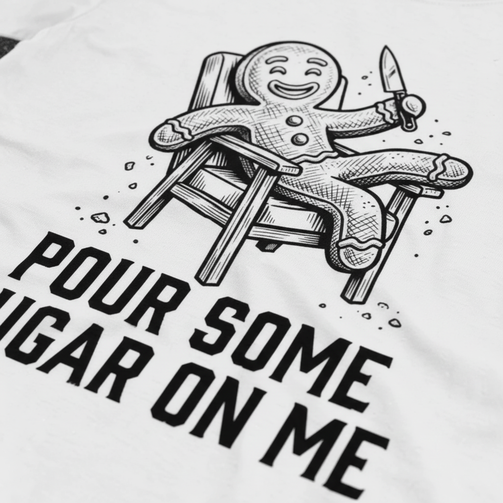 Sugar-Crazed Gingerbread T-Shirt__detail