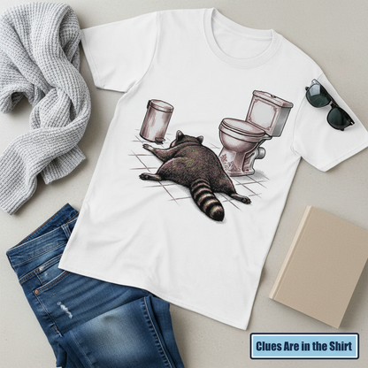 Trash Raccoon Hangover T-Shirt__pair