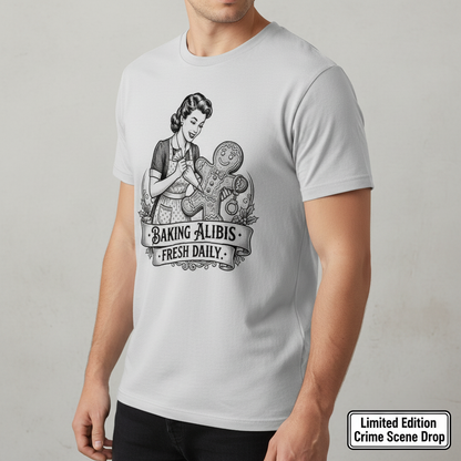 Baking Alibis T-Shirt__space