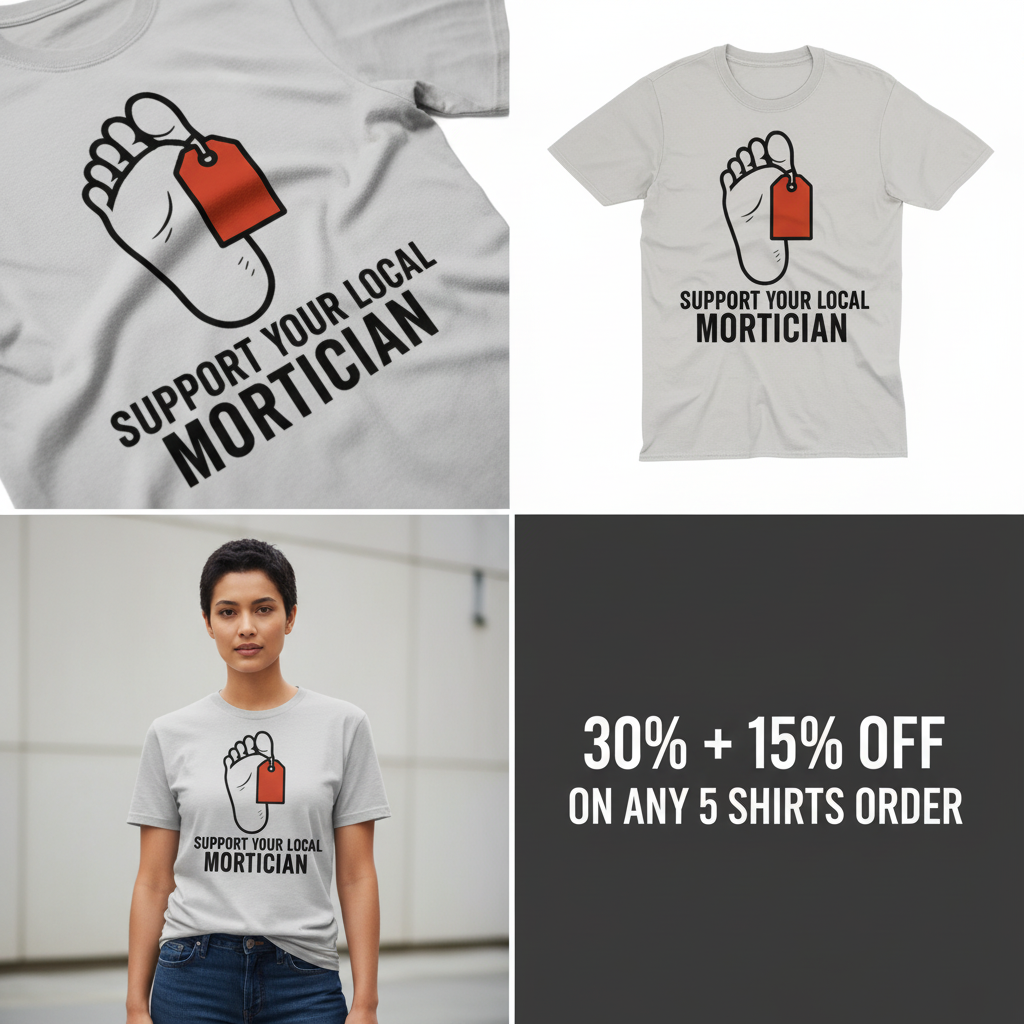 Support Your Local Mortician T-Shirt_4_panel