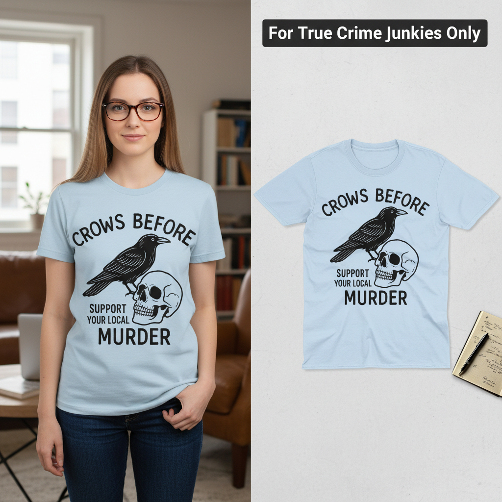 Support Your Local Murder T-Shirt_model_flat