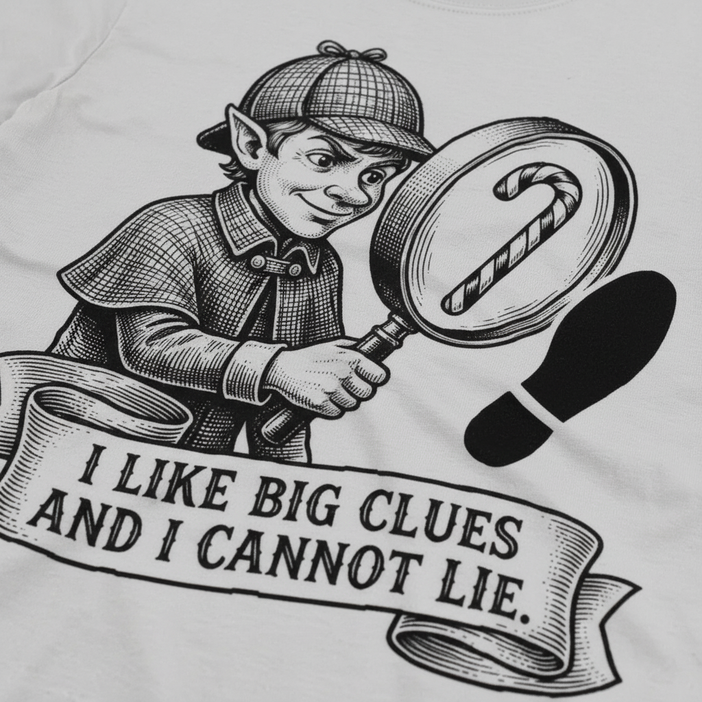 Big Clues Detective T-Shirt__detail