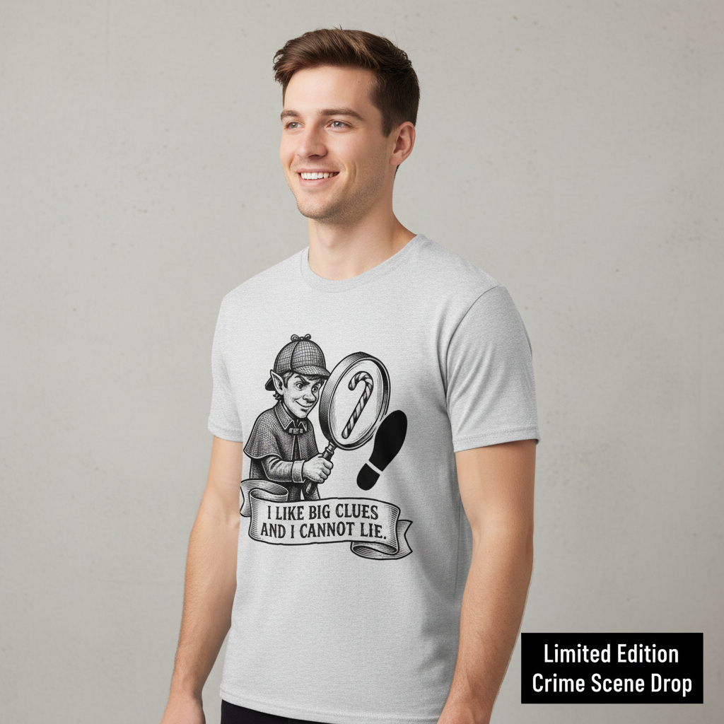 Big Clues Detective T-Shirt__space