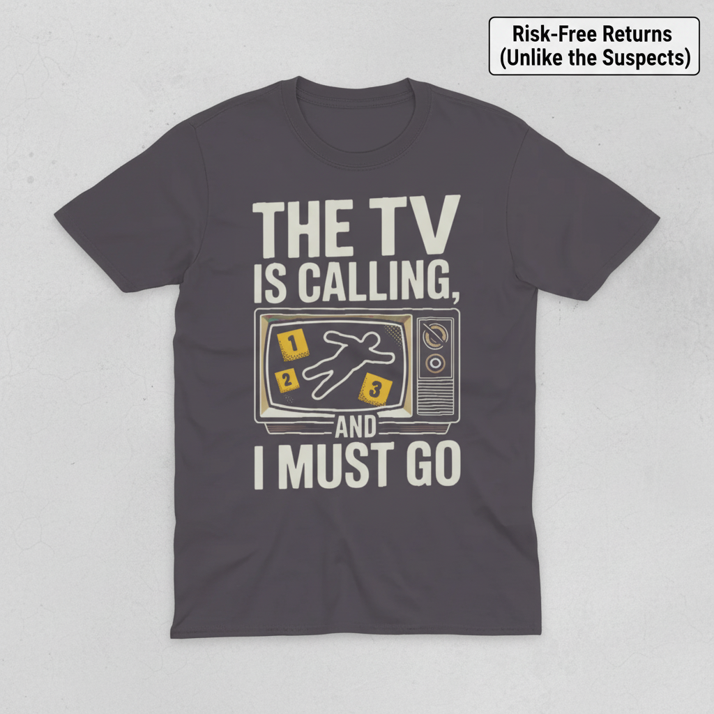 The TV Is Calling T-Shirt_clean