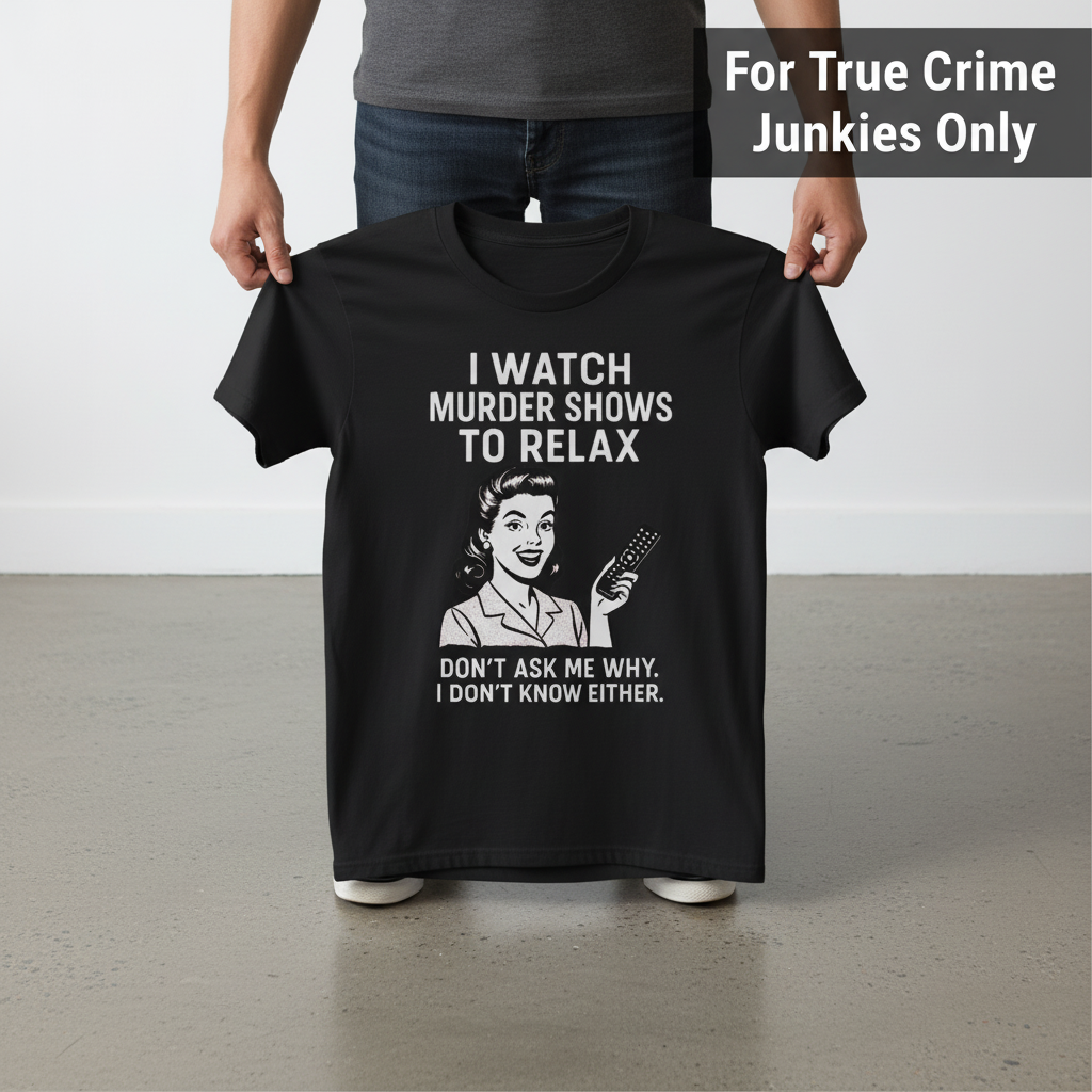 Murder Shows & Chill T-Shirt_dangle
