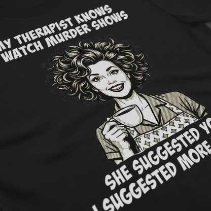 Murder Shows & Coffee T-Shirt__detail