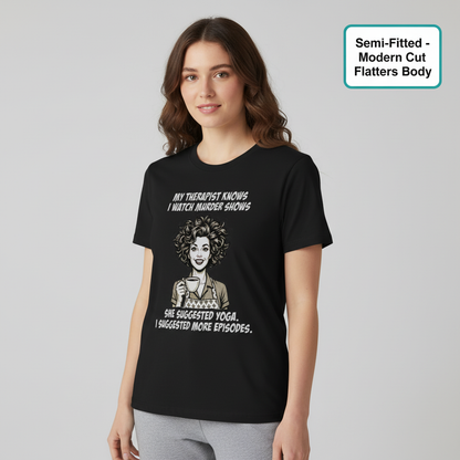 Murder Shows & Coffee T-Shirt__benefit
