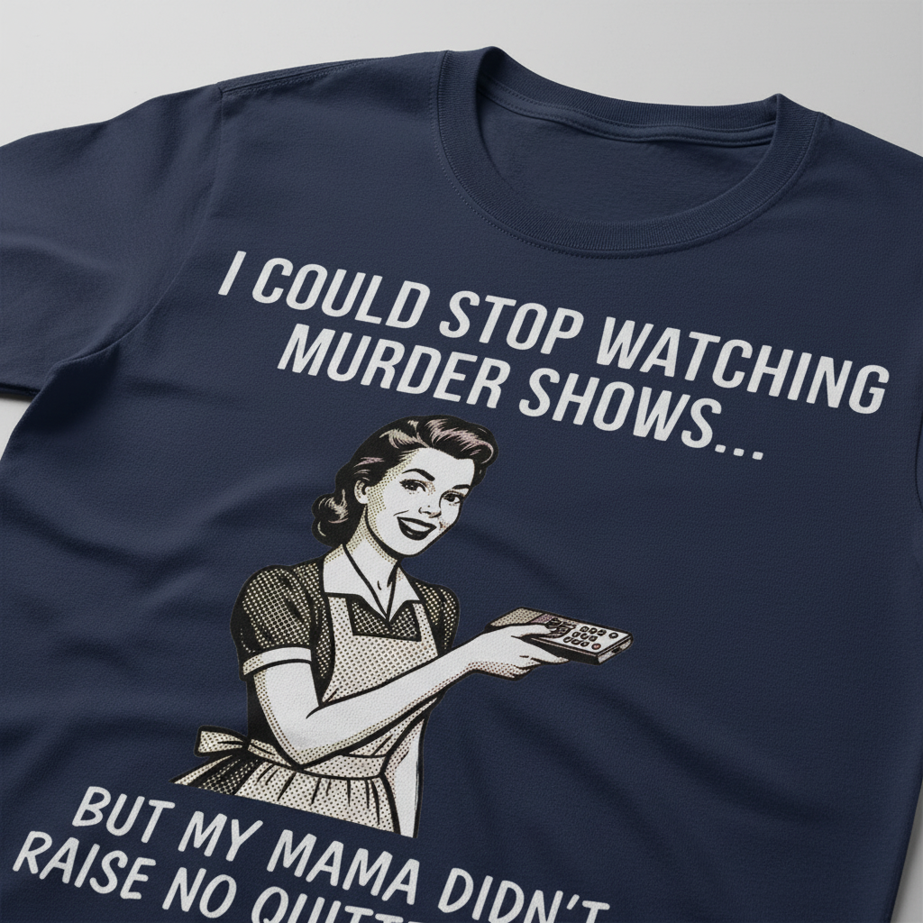 Mama Raised No Quitter T-Shirt__detail