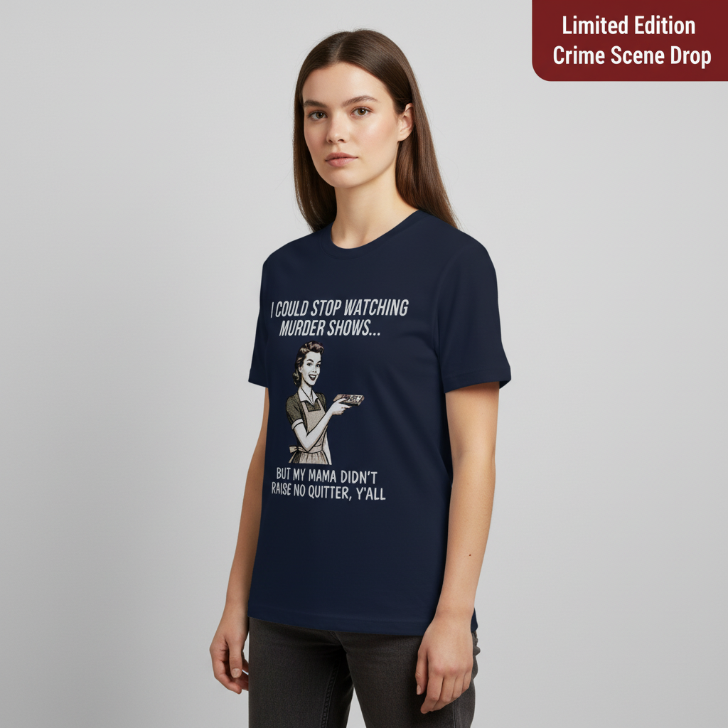 Mama Raised No Quitter T-Shirt__space